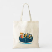 Wereldvluchtelingendag Verenigde Naties Tote Bag (Achterkant)