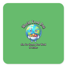 Wereldvoedseldag. Richt op Hungry Free World.