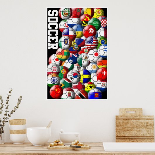 WereldVoetbal Poster (Keuken)