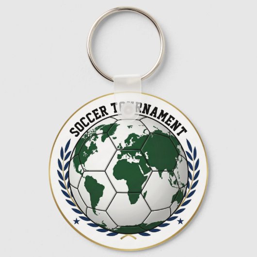 Wereldvoetbaltoernooi Embleem Crest Sleutelhanger (Voorkant)