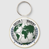 Wereldvoetbaltoernooi Embleem Crest Sleutelhanger (Achterkant)