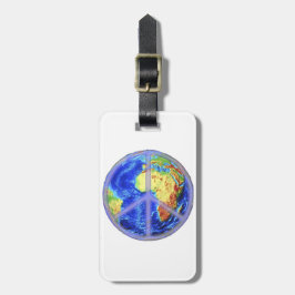 Wereldvrede Bagagelabel