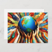 Wereldvrede Briefkaart (Voorkant / Achterkant)