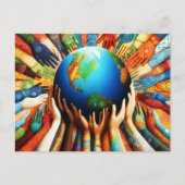 Wereldvrede Briefkaart (Voorkant)