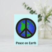 Wereldvrede Briefkaart (Staand voorkant)