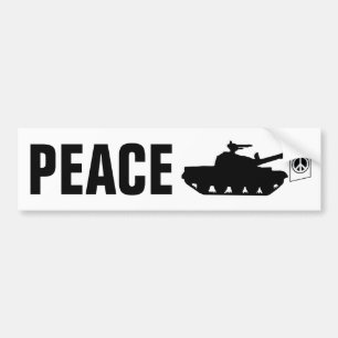 Wereldvrede! Bumpersticker