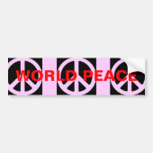WERELDVREDE BUMPERSTICKER (Voorkant)