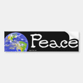 Wereldvrede Bumpersticker (Voorkant)