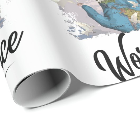 Wereldvrede Cadeaupapier (Rol Hoek)