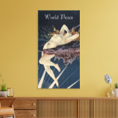 WERELDVREDE CANVAS AFDRUK (Insitu (Woonkamer))