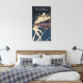 WERELDVREDE CANVAS AFDRUK (Insitu (Slaapkamer))