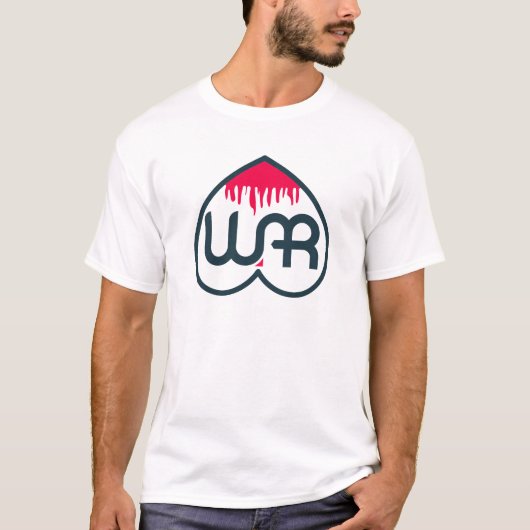 Wereldvrede en hou van je leven t-shirt (Voorkant)