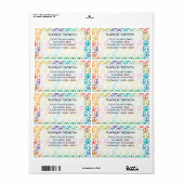 Wereldvrede Etiket (Full Sheet)