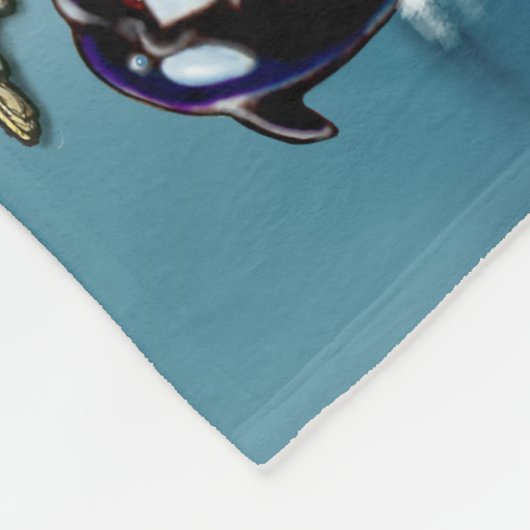 Wereldvrede Fleece Deken (Hoek)