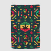 Wereldvrede Golfhanddoek (Voorkant)