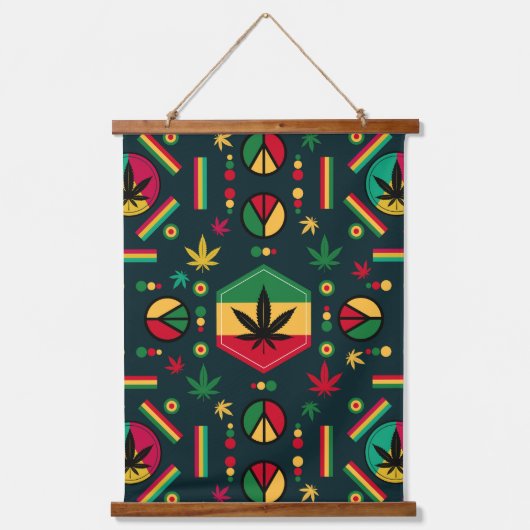 Wereldvrede Hangend Wandkleed (Voorkant 2)