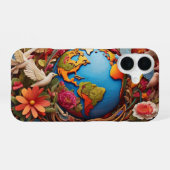 WERELDVREDE iPhone 16 HOESJE (Achterkant horizontaal)