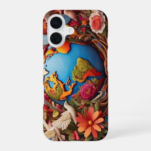 WERELDVREDE iPhone 16 HOESJE (Achterkant)
