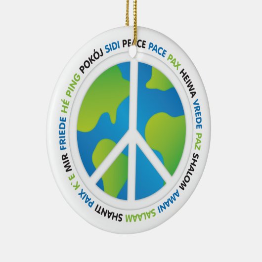 Wereldvrede Keramisch Ornament (Rechts)