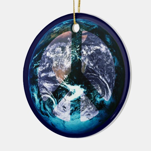 Wereldvrede Keramisch Ornament (Links)