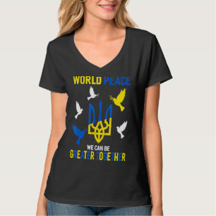 Wereldvrede kunnen we beter samen zijn t-shirt