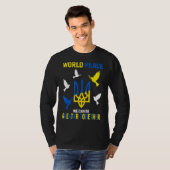 Wereldvrede kunnen we beter samen zijn t-shirt (Voorkant volledig)