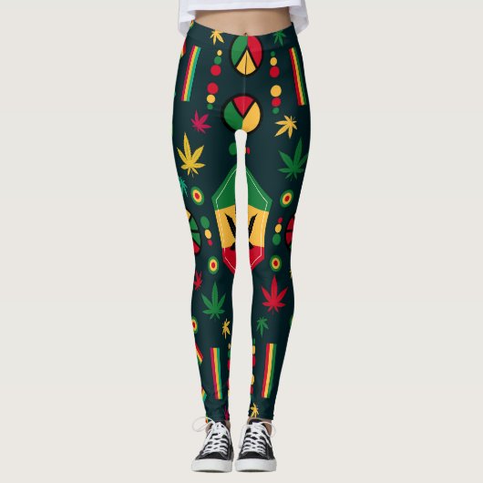 Wereldvrede Leggings (Voorkant)