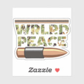 Wereldvrede Militair camouflage Textuur Sticker (Vel)