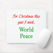 wereldvrede muismat (Met muis)