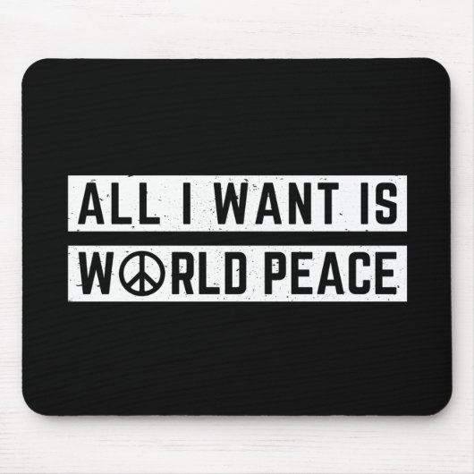 Wereldvrede Muismat (Voorkant)