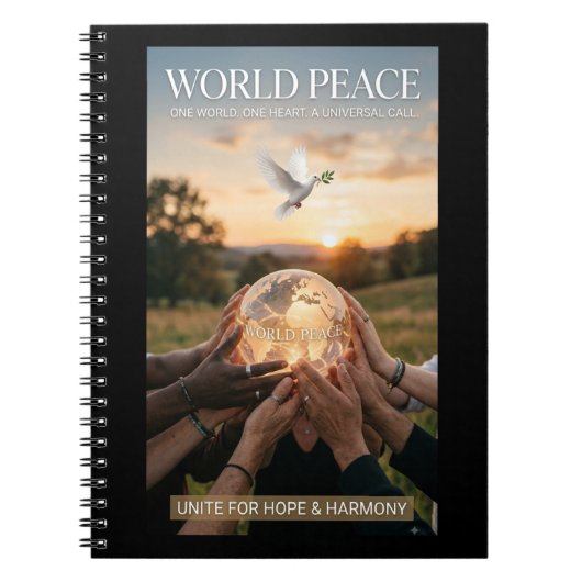 Wereldvrede Notitieboek (Voorkant)
