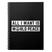 Wereldvrede Notitieboek (Voorkant)