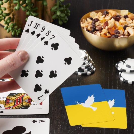 Wereldvrede Oekraïne Pokerkaarten (Insitu)