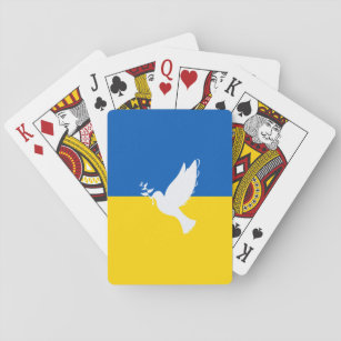 Wereldvrede Oekraïne Pokerkaarten