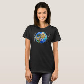 Wereldvrede op aarde t-shirt (Voorkant volledig)