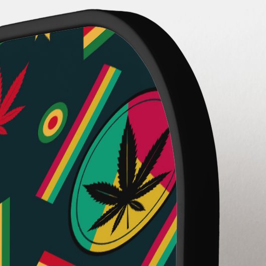 Wereldvrede Pickleball Paddle (Links Detail)