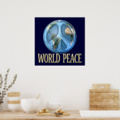 Wereldvrede Poster (Keuken)