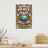 WERELDVREDE POSTER (Keuken)