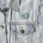 Wereldvrede Ronde Button 3,2 Cm (In situ)