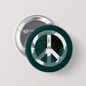 Wereldvrede Ronde Button 5,7 Cm (Voorkant /achterkant)