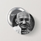 WERELDVREDE RONDE BUTTON 5,7 CM (Voorkant /achterkant)