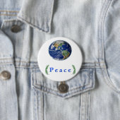 Wereldvrede Ronde Button 7,6 Cm (In situ)