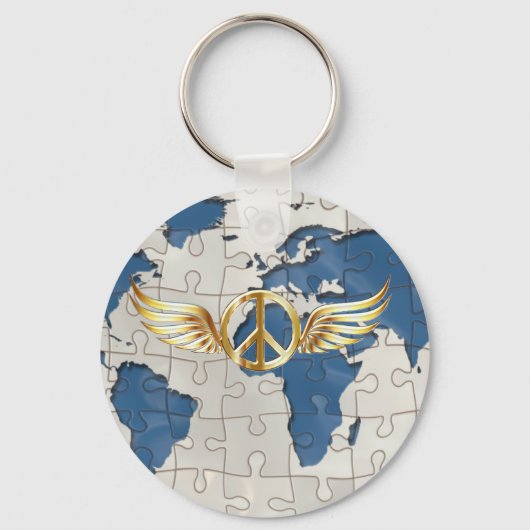 Wereldvrede Sleutelhanger (Voorkant)