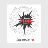 Wereldvrede! Stop de oorlog Sticker (Vel)