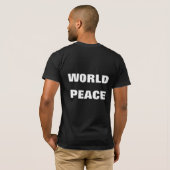 wereldvrede T-Shirt (Achterkant volledig)