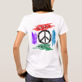 wereldvrede t-shirt (Achterkant)
