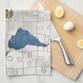 Wereldvrede Theedoek (Quarter Fold)
