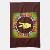 WERELDVREDE THEEDOEK (Verticaal)