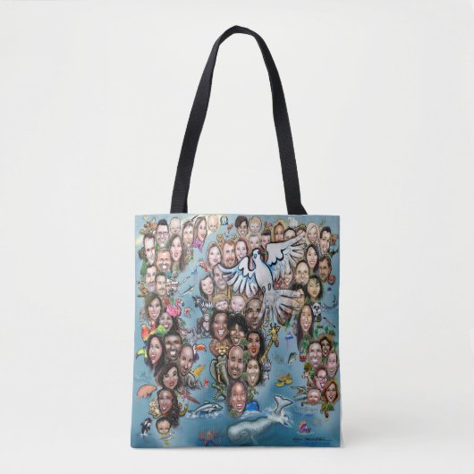 Wereldvrede Tote Bag (Voorkant)