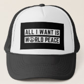 Wereldvrede Trucker Pet (Voorkant)